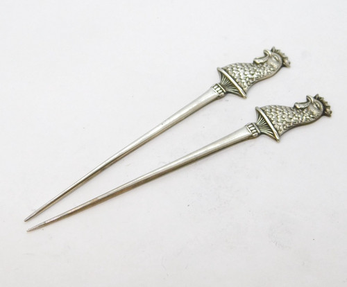 Sterling silver chicken - silver,