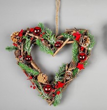 Christmas Heart Wreath SHATCHI