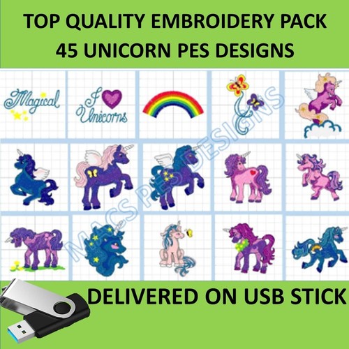 Unicorn pes designs usb - 45,
