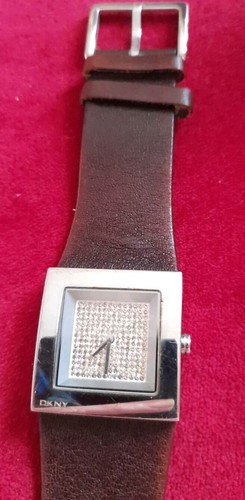Dkny ladies watch with brown - with,