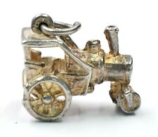Vintage Silver Charm Jewellery Pendant Gift Bullion .925 Tractor 2.71g
