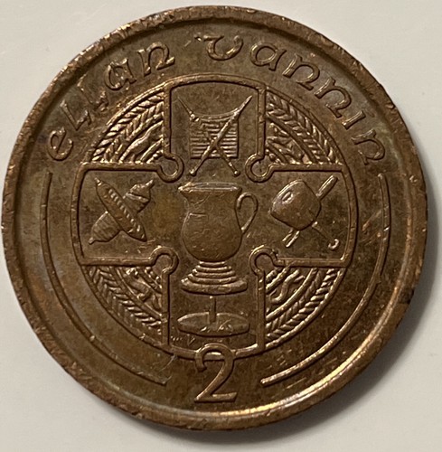 1988 isle man two pence - 2p,