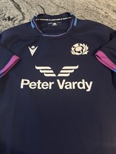 Scotland Macron 2021/22 Rugby Player Quality Home Shirt. Perfect. Mens Size XL.