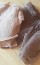 THREE PAIRS ASS.TAN SHADES 30 DENIER FULLY FASHIONED SEAMED STOCKINGS  NEW