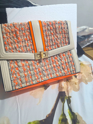 River island grey orange tweed - river,