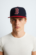 Nike Boston Red Sox Pro Brim Snapback Cap / Navy Red / RRP £35