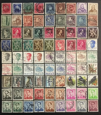BELGIUM COLLECTION OF OLD STAMPS 2 PICS LOT 2