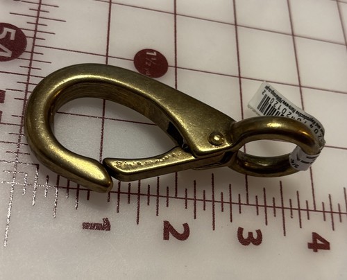 Brass snap hook 4 - brass,
