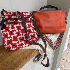 Orla Kiely - Leather Box Bag And Cross Body Messenger Bag