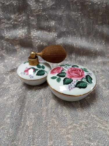 Vintage porcelain atomizer - vintage,