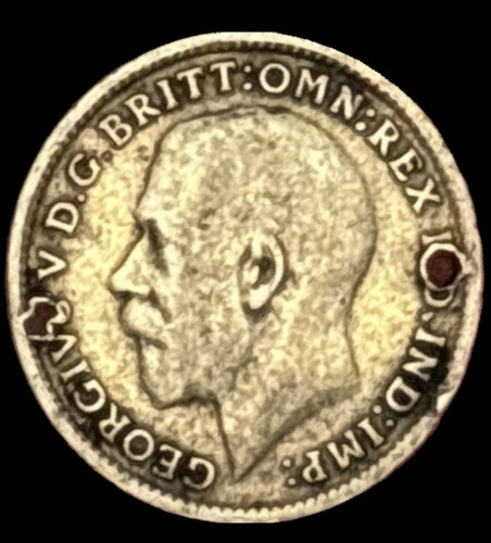 1914 george silver pence - v,