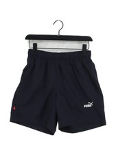 Puma Men's Shorts S Blue 100% Other Sweat