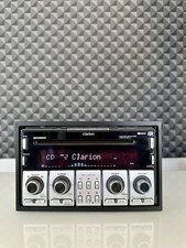 Clarion Double Din Car Stereo CD Player Vintage Old School Car Radio