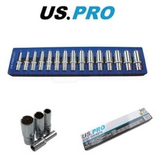 US PRO Tools 15pc 1/2'' Dr 12