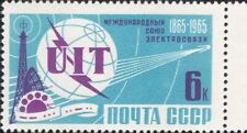Russia 1965 ITU-UIT/Telecomms/Radio Tower/Dish/Telephone/Space 1v (n24911)