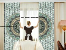 Indian Mandala Curtains Cotton Hippie Tapestry Decor Window Curtain Wall Hanging