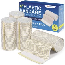 4 Rolls 4" Elastic Bandage