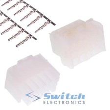 2 to 15 Way 6.35mm Pair Mate N Lock Lok Connector Male Female - Molex MLX Style