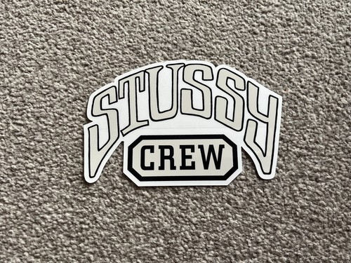 Stussy crew sticker tan - -,