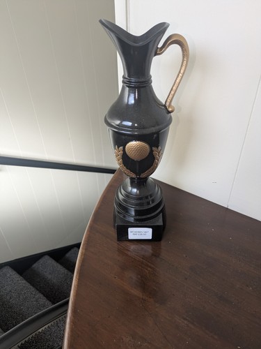 Black golf claret jug - claret, trophy