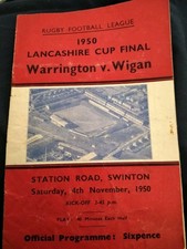 1950 LANCASHIRE CUP FINAL