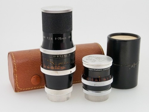 Pair kern paillard lenses - pair, of