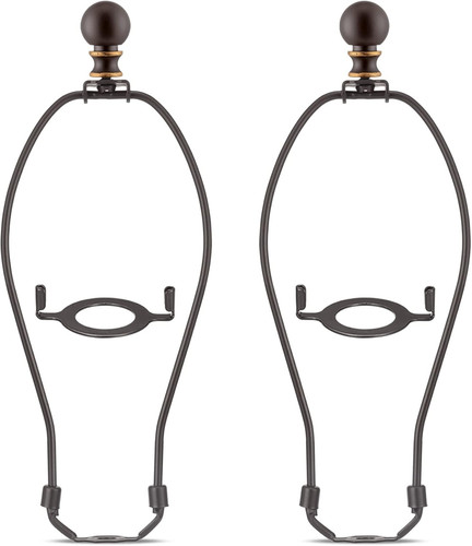 Bronze lamp shade holder - bronze,