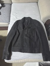 Mens superdry leather jacket - superdry,