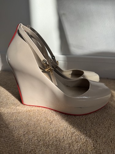 Melissa patchuli peep wedge - patchuli,