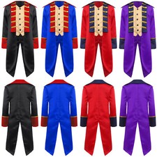 Kids Cosplay Royal Prince Clothes Halloween Renaissance Historical Dress Up