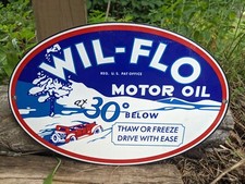 VINTAGE WIL-FLO MOTOR OIL