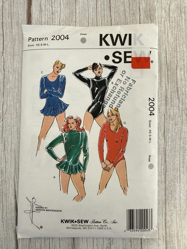 Kwik sew 2004 leotard - sew, skating