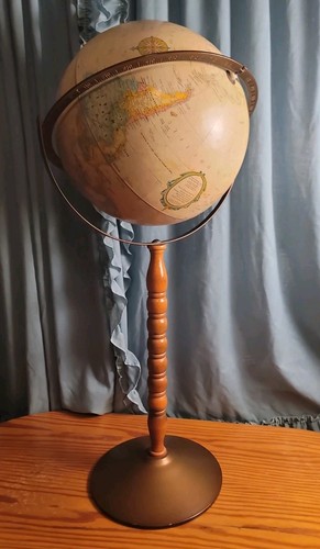 Vintage replogle globe on - vintage, 12"