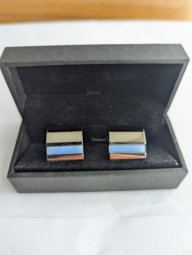 Men silver cufflinks with - men's,