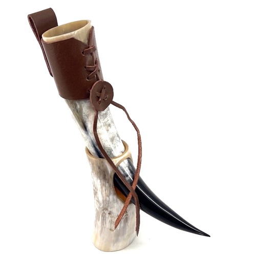 Viking drinking horn beer - drinking,