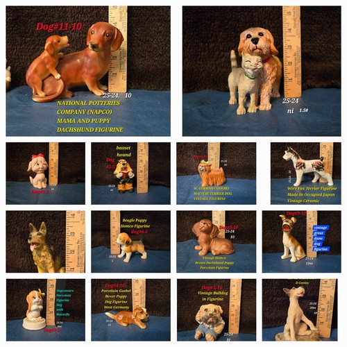 Puppy dog figurines terrier - puppy,