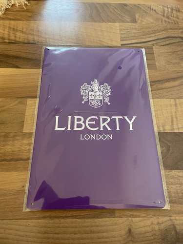 Liberty metal sign - a4,