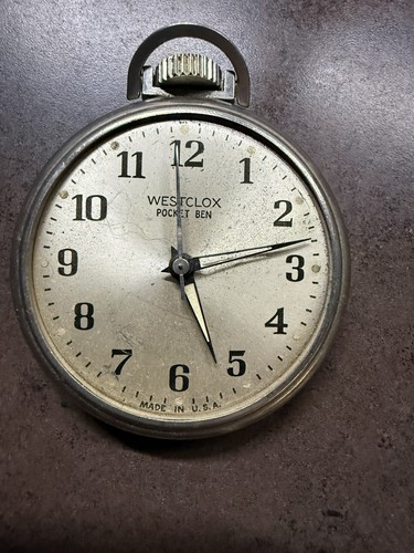 Vintage westclox pocket ben - westclox,