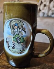 Vintage Scottish MAC REA TANKARD MUG Highland Scots Man In Kilt