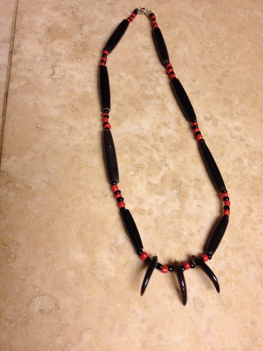 Fake hawk talon necklace - talon,