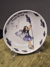 The Lavender Fairy Flower Fairies Miniature Plate Cicely Mary Barker 2008