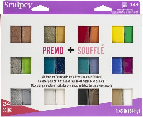 Sculpey premo souffle clay - premo, +