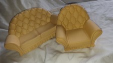 Vintage Sindy Cream Sofa &