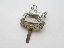 WW1 Era King's Liverpool Regiment Long Slidered Cap Badge