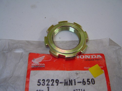 Steering column nut counter
