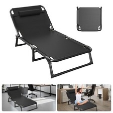 Folding Sun Lounger Bed