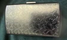 Patterned Metal Cigarette Tin,