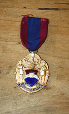 Vintage Masonic Jewels Medal - Lapis Anguli Reprobatus Caput