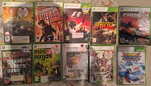 10x games xbox - 360, bundle
