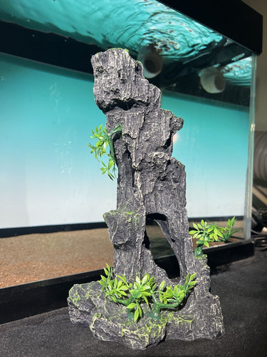 Aquarium ornament high rock - ornament,